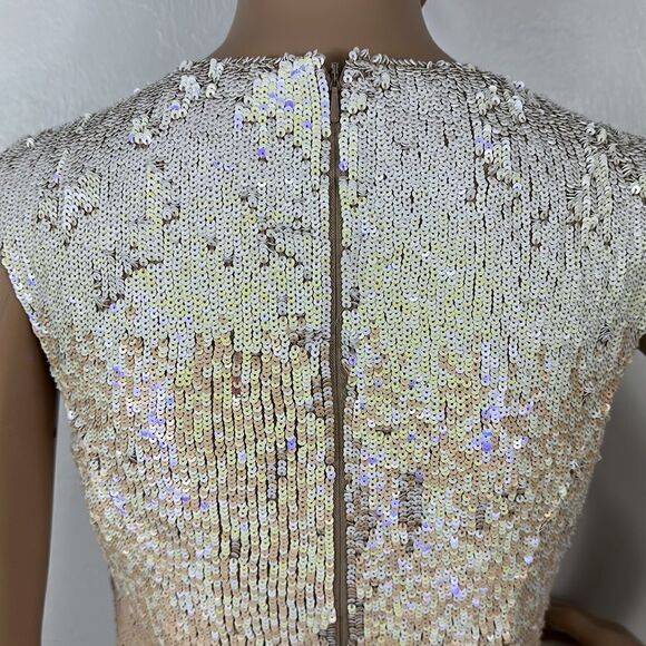 Needle & Thread Sequins Sleeveless Gloss Mini Dress Size 4 - Picture 4 of 12
